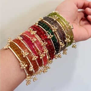 Elegant Multicolor Bangle Set